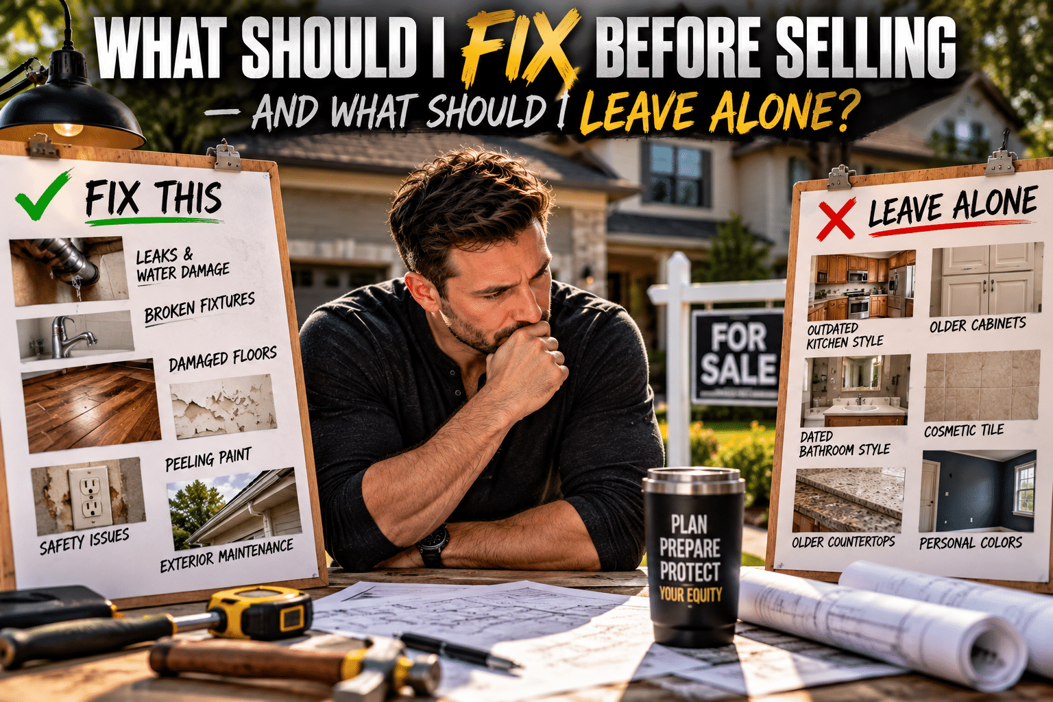 What Should I FIX before selling-And What Should I Leave Alone?