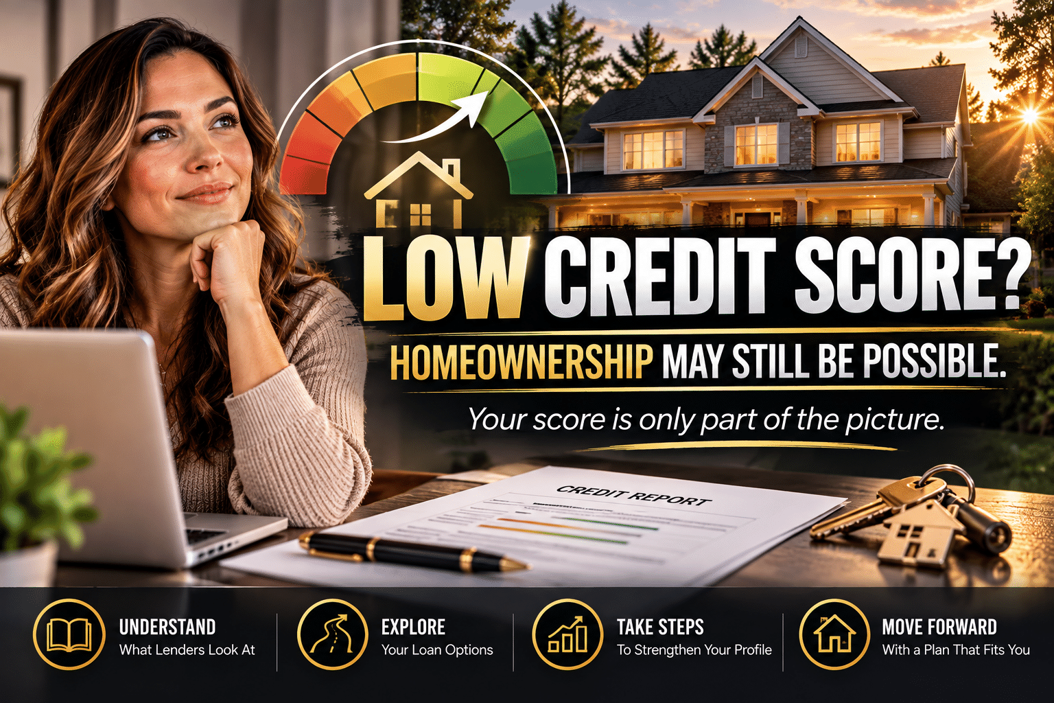 I Have a Low Credit Score. Can I Still Buy a House?