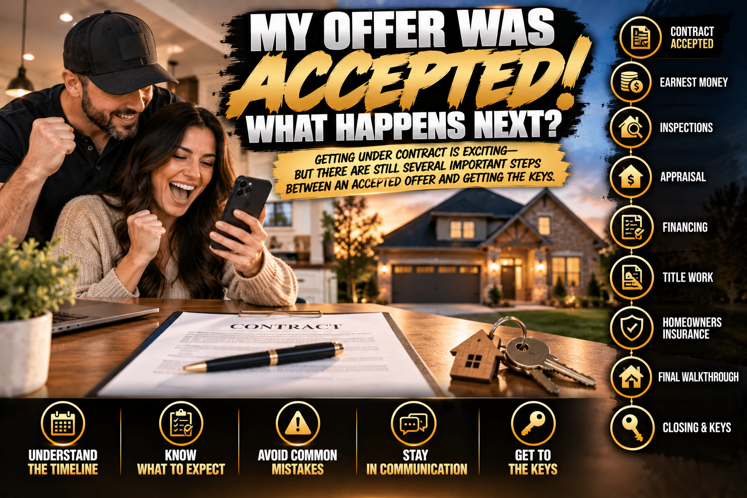My Offer Was Accepted! What Happens Next?
