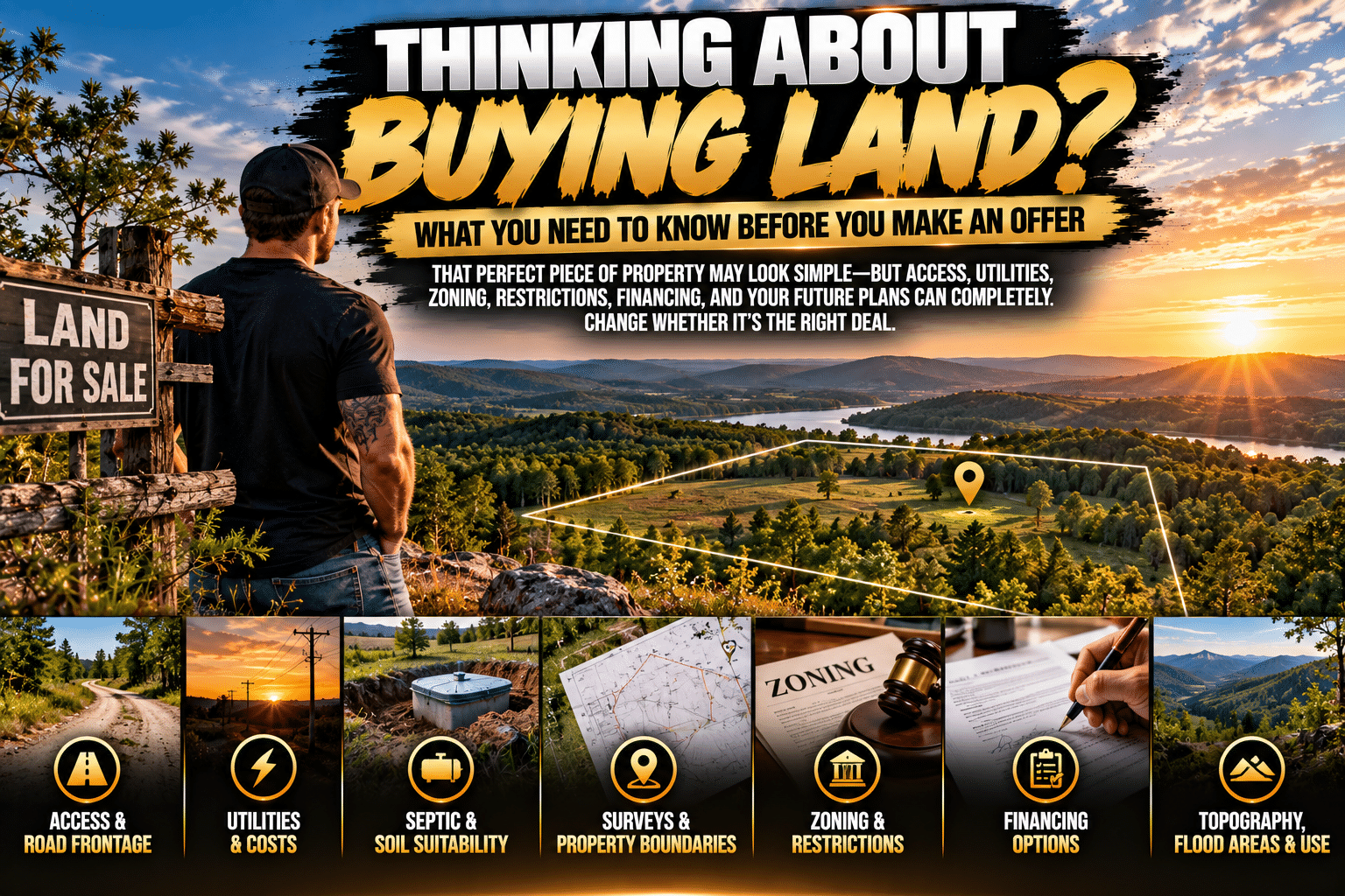 Thinking About Buying Land? What You Need to Know Before You Make an Offer